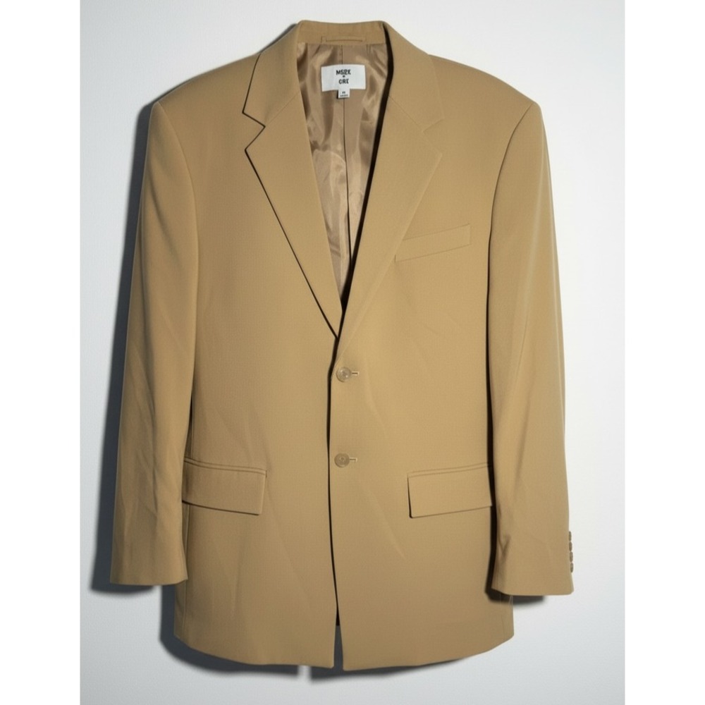 Mode of One‎ Men's Relaxed-Fit Suit Blazer Tannin color size Large new
